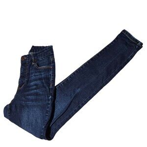 NoBo Jeans Womens Size 3 Skinny Mid Rise Dark Wash Denim Pants Juniors